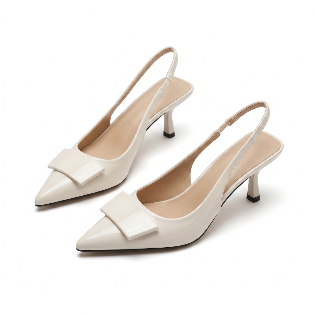 Ana | Kitten-korkoiset Slingback-kengät Toimistoon