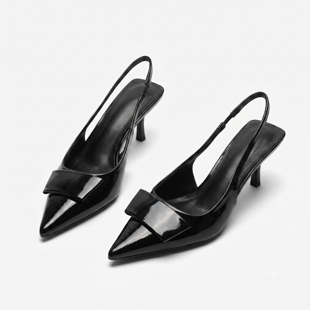 Ana | Kitten-korkoiset Slingback-kengät Toimistoon