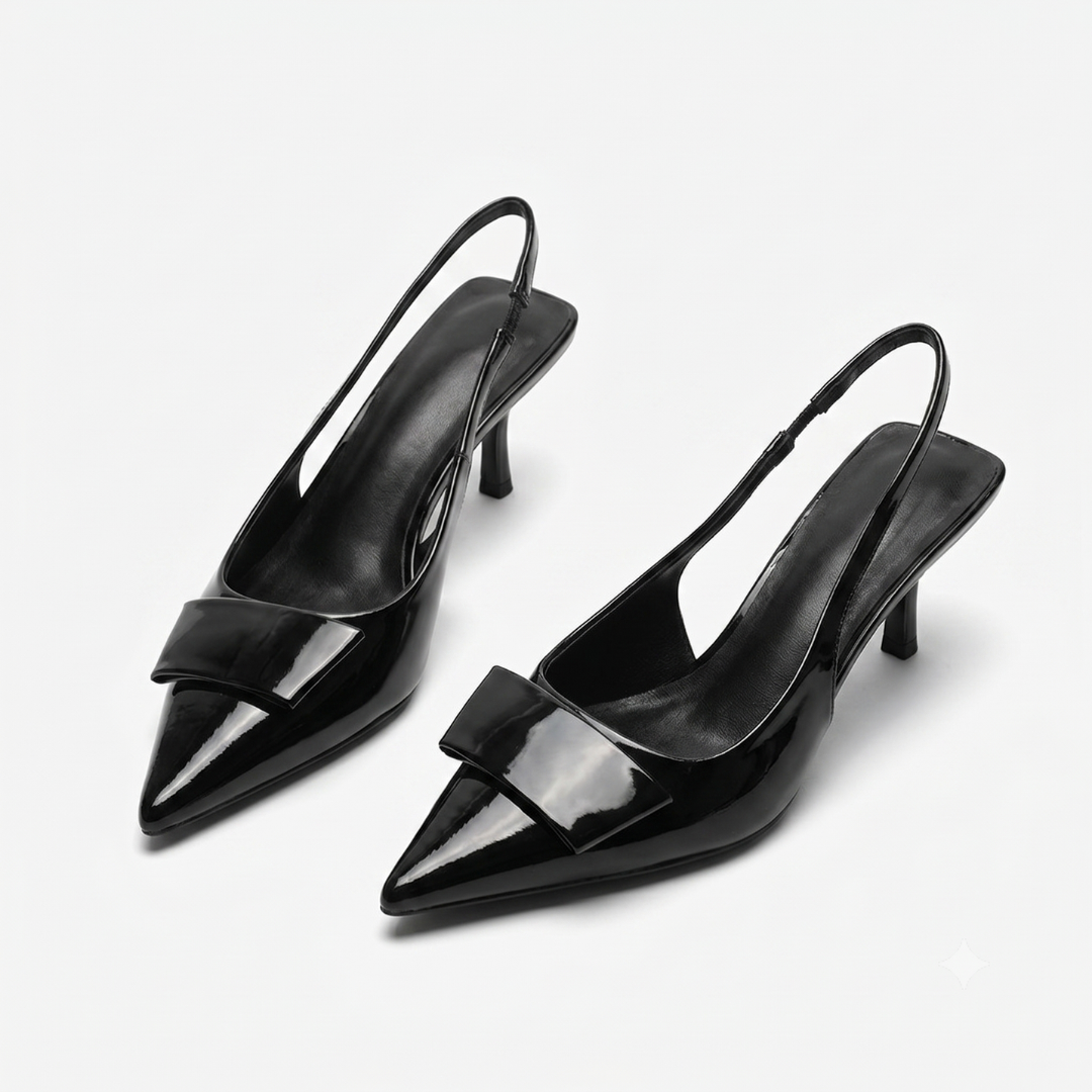 Ana | Kitten-korkoiset Slingback-kengät Toimistoon