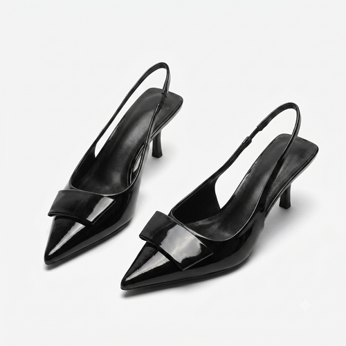 Ana | Kitten-korkoiset Slingback-kengät Toimistoon