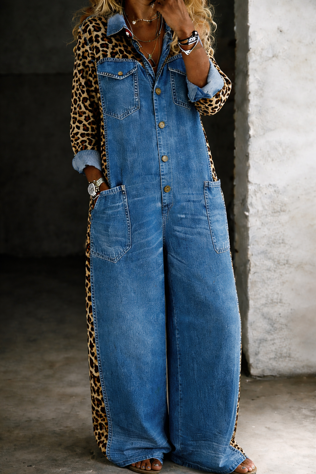 Chiara - Kokonaisuus Pehmeää Denim-kangasta