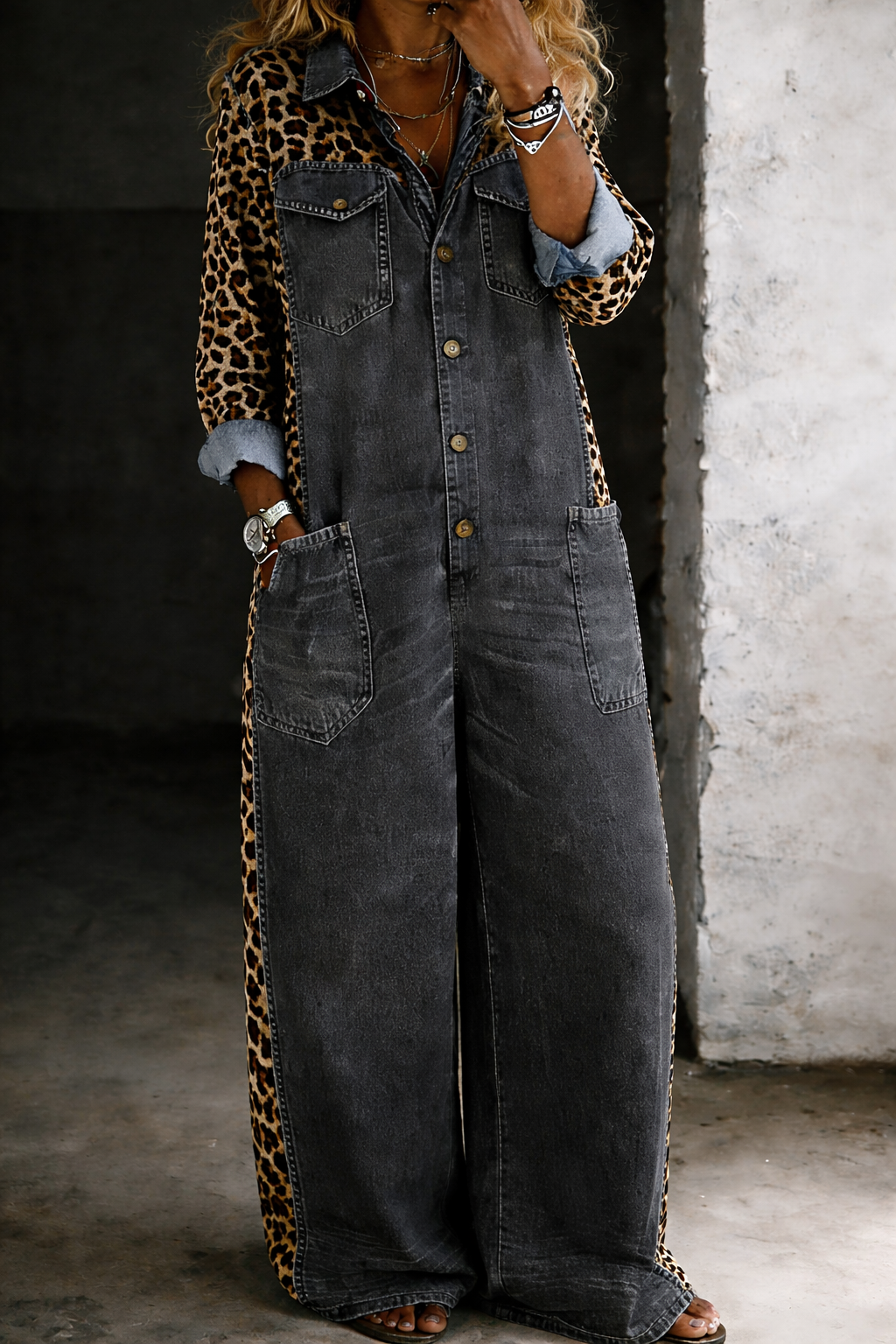 Chiara - Kokonaisuus Pehmeää Denim-kangasta