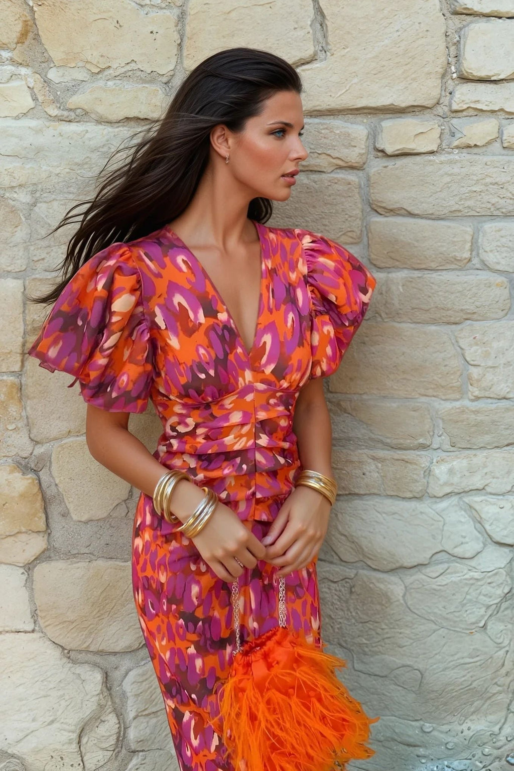 TORÁ | Kuviollinen design-mekko