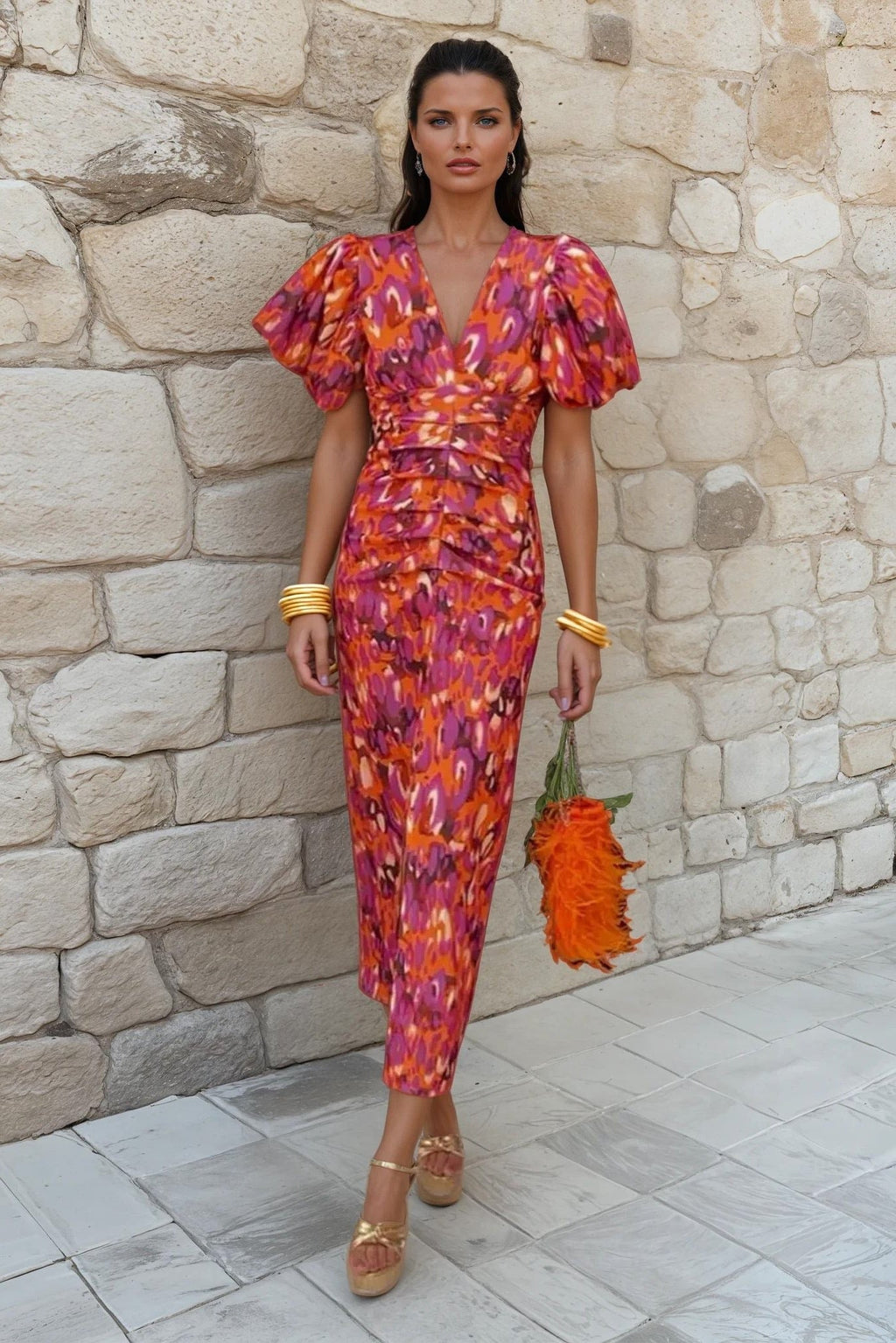 TORÁ | Kuviollinen design-mekko