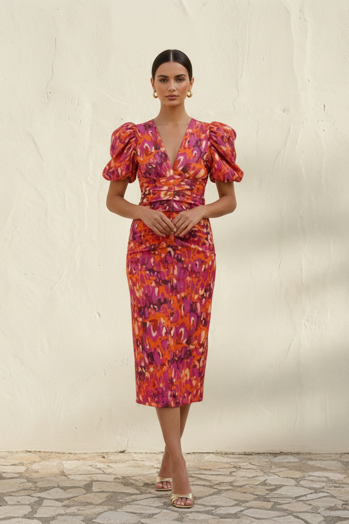 TORÁ | Kuviollinen design-mekko