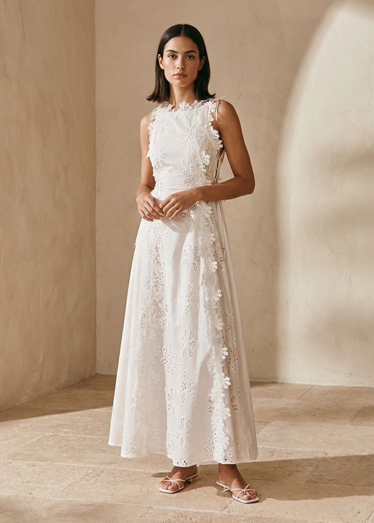 LORENA | Kuviollinen designer-mekko