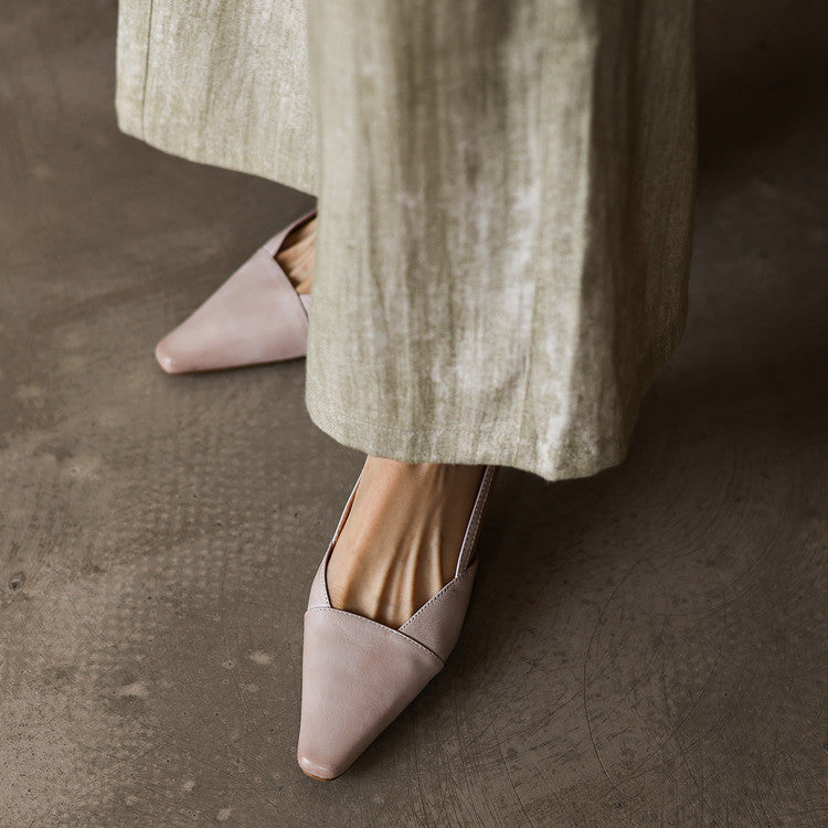 Serelle | Nahkaiset slingback-korot