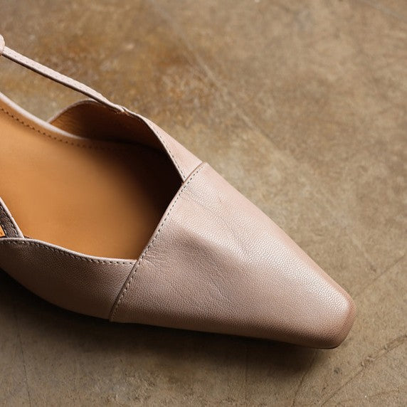 Serelle | Nahkaiset slingback-korot