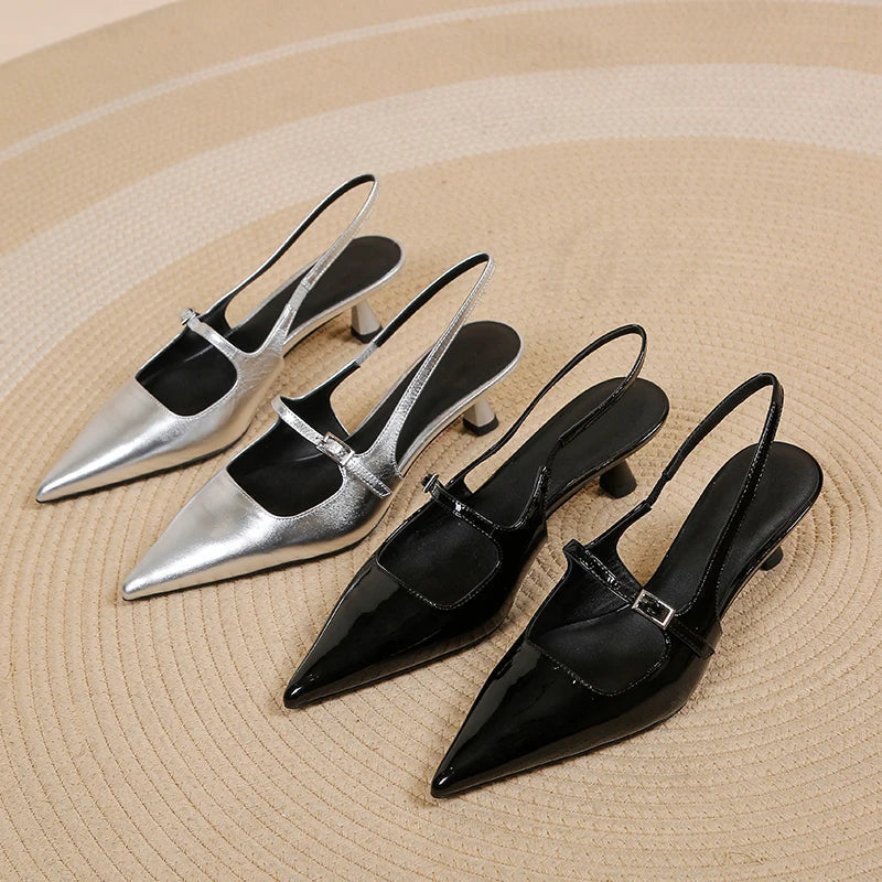 Estela | Kitten heel -slingback-kengät