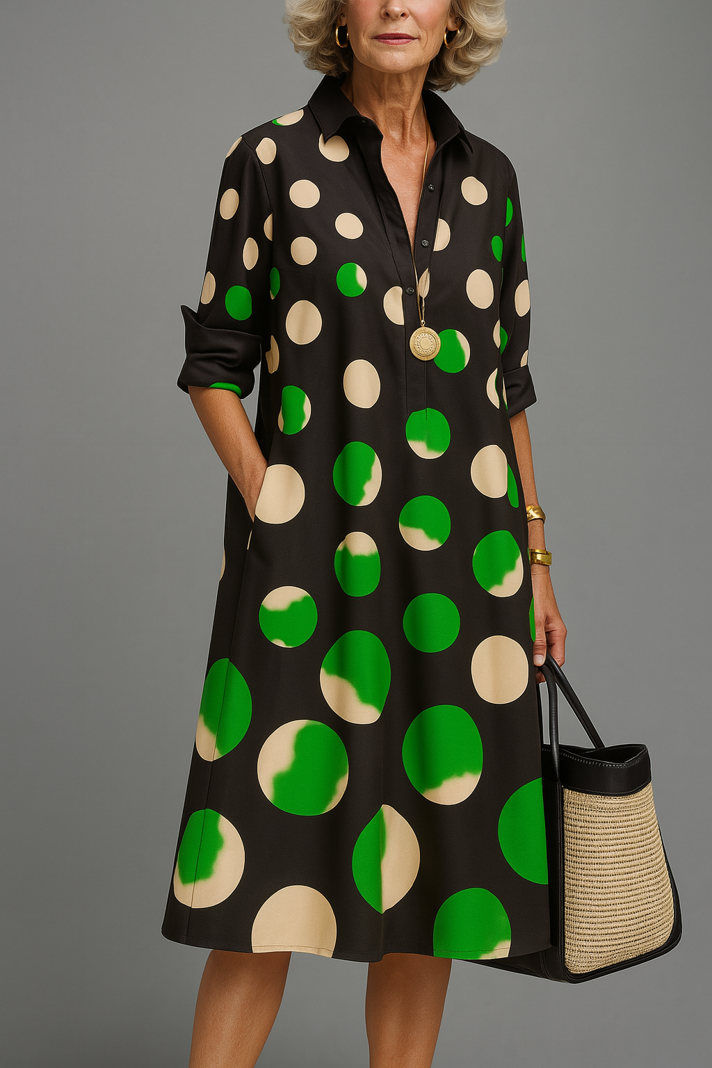 Naomi | Tyylikäs midimekko