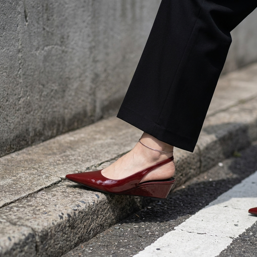 Elena | Tyylikkäät Slingback-kiilakorkokengät