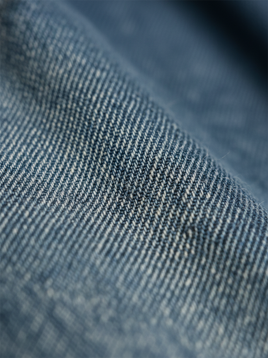 Camilla – Pesty vintage-denim-maksimekko