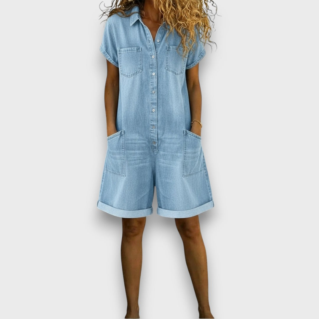 Vittoria – Lyhyet vintage-denimhaalarit