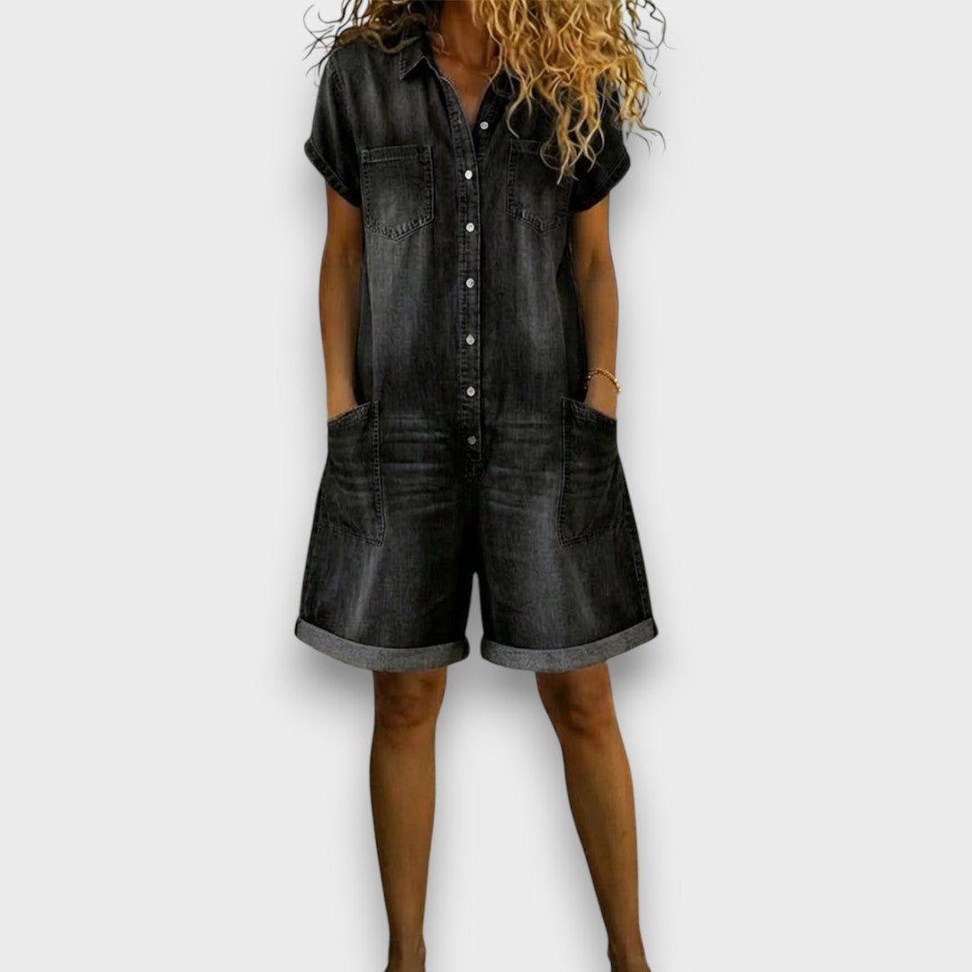 Vittoria – Lyhyet vintage-denimhaalarit